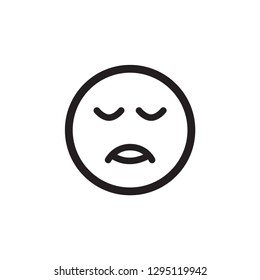 emotion icon in trendy flat style 