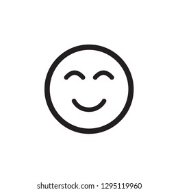 emotion icon in trendy flat style 