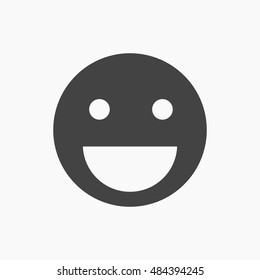 Emotion Icon in trendy flat style isolated on grey background. Emotion set for your web site design, logo, app