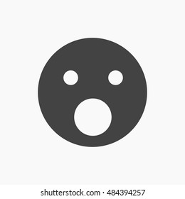 Emotion Icon in trendy flat style isolated on grey background. Emotion set for your web site design, logo, app