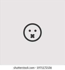 emotion icon vector icon.Editable stroke.linear style sign for use web design and mobile apps,logo.Symbol illustration.Pixel vector graphics - Vector