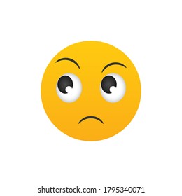 Emotion Symbol. Vektorgrafik einzeln.