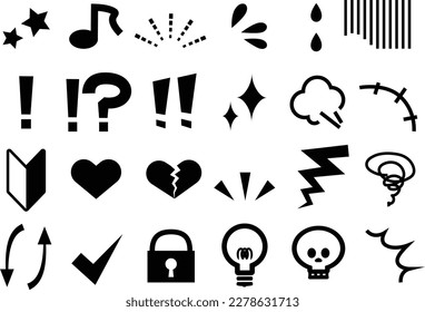 Emotion icon vector icon set material