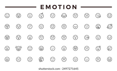 Emotion icons feedback flat vector 