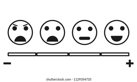 Emotion icons. Vector illustration