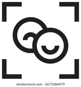 Emotion Recognition Modern Vector Icon – Minimal Illustration Symbol Template for Web Mobile App UI Design