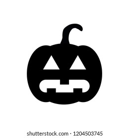 Emotion scared smiley pumpkin. Black and white smiley pumpkin. Beautiful smile surprised pumpkin.
