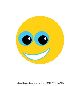Emotion smile icon 