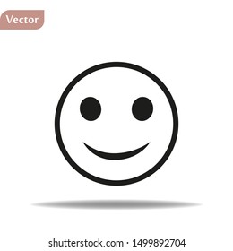 Emotion smile icon. Element of minimalistic icons for mobile concept and web apps. Thin line icon for website design and development, app development