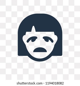 Emotion vector icon isolated on transparent background, Emotion transparency concept can be used web and mobile