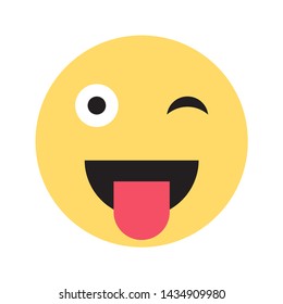 emotion vector icon on white background
