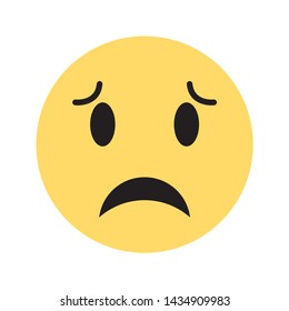 emotion vector icon on white background