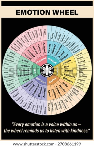 Emotion wheel, Emotion Wheel poster