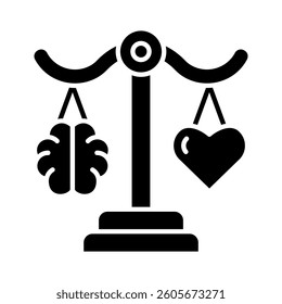 Emotional Balance Icon Element for Design
