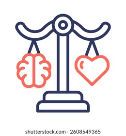 Emotional Balance Icon Element for Design