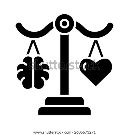 Emotional Balance Icon Element for Design