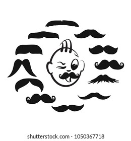  Emotional business icon for digital marketing and print. Stickman series.