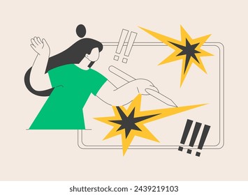 Emotional design abstract concept vector illustration. Interaction design, user positive experience, design of client emotions, product engagement, emotional marketing, UX abstract metaphor.