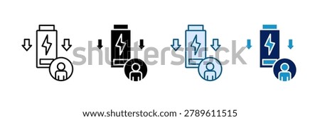 Emotional Drain Icon Set Multiple Style Collection
