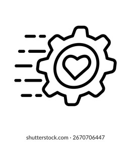 Elemento Emocional Do Ícone Do Motor Para O Design