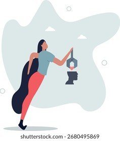 Emotionale Intelligenz Fähigkeit, Emotionen zu verstehen und selbstpositiven Weg zu kontrollieren, Gleichgewicht zwischen Herz und Gehirn, Leben und Beschäftigung von Menschen.