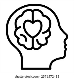 Emotional Intelligence Icon Element For Design