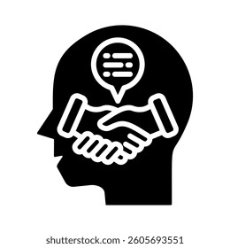 Emotional Intelligence Icon Element for Design