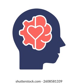 Emotional Intelligence Icon Element for Design