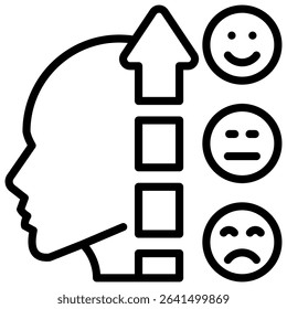 Emotional Intelligence Icon Element for Design