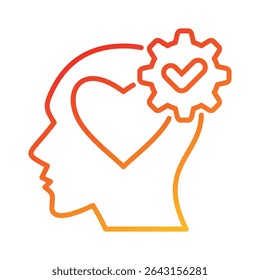 Emotional Intelligence Icon Element for Design