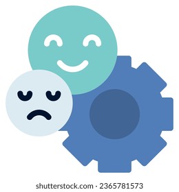 Emotional Intelligence Icon Illustration, for uiux, infographic, etc