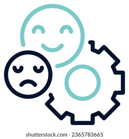Emotional Intelligence Icon Illustration, for uiux, infographic, etc