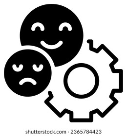 Emotional Intelligence Icon Illustration, for uiux, infographic, etc