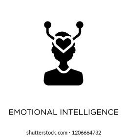 Emotional intelligence icon. Emotional intelligence symbol design from Time managemnet collection.