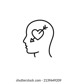 Emotional Intelligence icon in vector. logotype