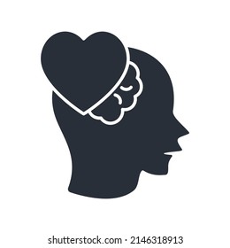 Emotional intelligence icons  symbol vector elements for infographic web