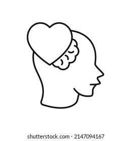 Emotional intelligence icons  symbol vector elements for infographic web