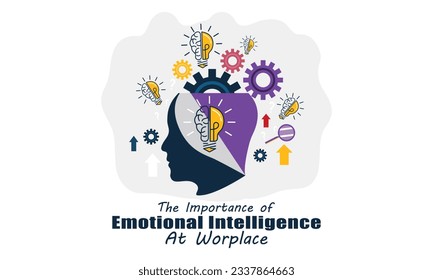 Emotional Intelligence at Workplace Neuron Anatomy of Human Cell Line Art Vector and Illustration Design. Neuron Anatomy And Human Cell Line Art Design and Creative Kids. svg