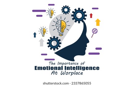 Emotional Intelligence at Workplace Neuron Anatomy of Human Cell Line Art Vector and Illustration Design. Neuron Anatomy And Human Cell Line Art Design and Creative Kids. svg