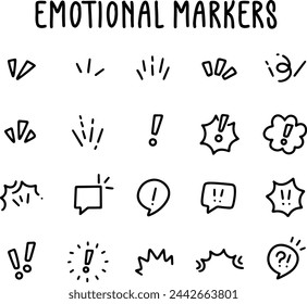 Emotional markers element for templates.