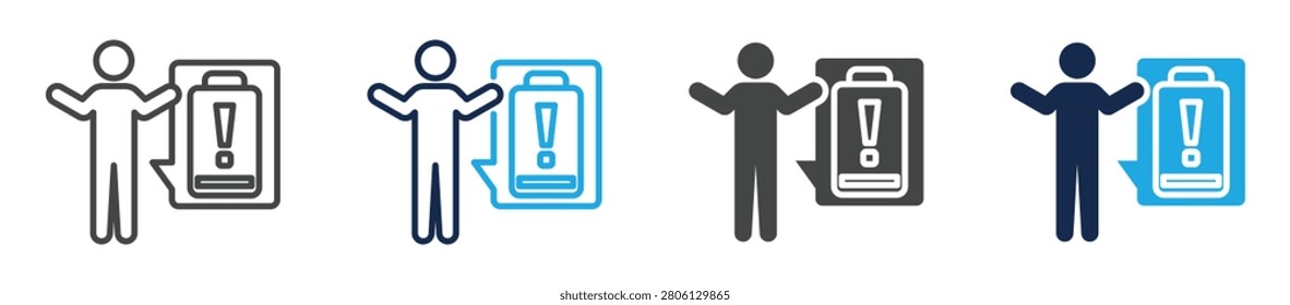 emotional numbing icon sheet multiple concept