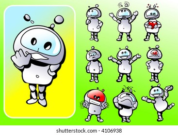 Emotional personage (Represents various emotions and mood)