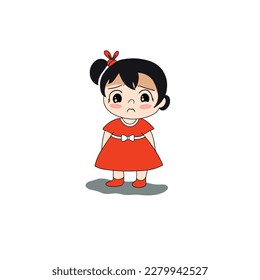 "Emotionally Empowered Girls" - a collection of illustrations that depict young girls experiencing a range of emotions while engaging in various activities.