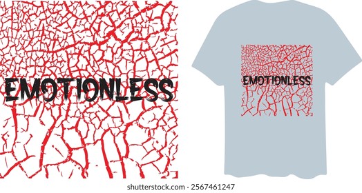 emotionless T-shirt design template for you