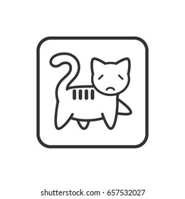 Emotions avatar cat icon Cries