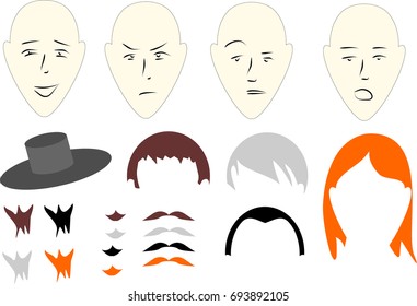Emotions with a changing hairdo