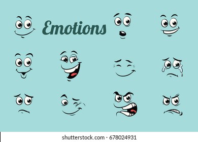emotions characters collection set