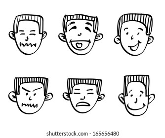 emotions doodle