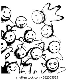 Emotions doodle