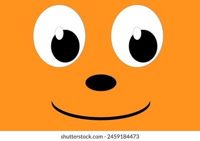 emociones el rostro es naranja Grande
